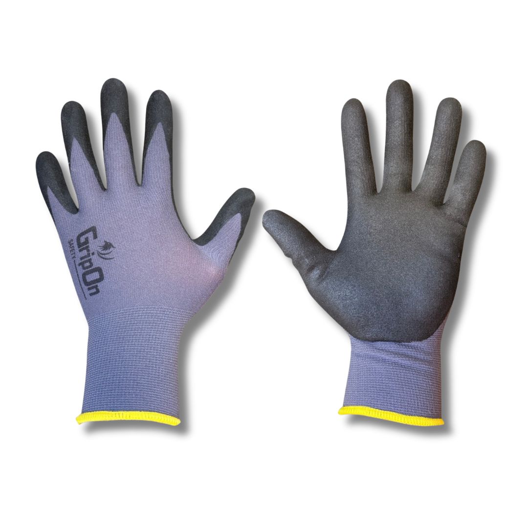 GripON Tough A1 Resistant Nitrile Work Gloves